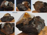 QUARTZO FUMÊ BITERMINADO COM TURMALINA PRETA SMOKY QUARTZ WITH BLACK TOURMALINE BRAZIL Cód.2160M
