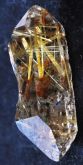 QUARTZO RUTILADO Pedra Mineral COLLECTION Rutilated Quartz GEMSTONE BRAZIL. Cód.096M