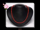 Colar Coral Vermelho Biojóia Bijoux Fina Acessório Feminino Cód.574C