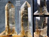 CRISTAL FUMÊ RUTILADO PONTA EXTRA COLLECTION SMOKY QUARTZ RUTILATED BRAZIL Cód.2193M