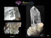 QUARTZO NA DOLOMITA COM PIRROTITA MINERAL de COLEÇÃO Cód.288M
