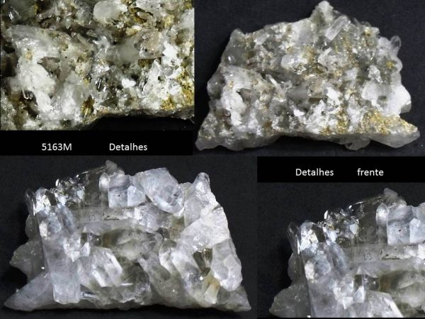CRISTAL DE ROCHA QUARTZO COLLECTION QUARTZ CRYSTAL ROCK WITH ADDITIONS Cód.5163M