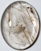 Quartzo Rutilado Pedra Preciosa Lapidada Rutilated Quartz Cód.483L