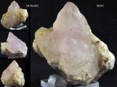 QUARTZO ROSA PONTAS SOBREPOSTAS PERFEITAS ROSE QUARTZ POINTS OVERLAPPING PERFECTS BRAZIL Cód.361M