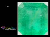 Esmeralda Lapidada Pedra Preciosa Emerald Cut Cód.001L