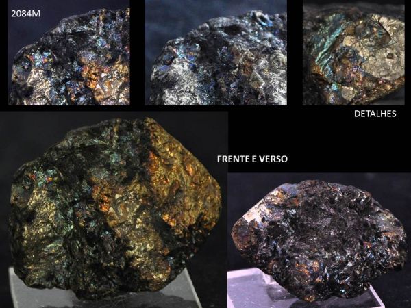 CALCOPIRITA PEDRA MINERAL COLLECTION CALCOPIRITE PARAIBA BRAZIL Cód.2084M