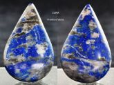 LÁPIS LAZULI FACETADO E POLIDO PEDRA MINERAL COLLECTION LAPIS LAZULI FACETED POLISHED CHILE Cód.229M