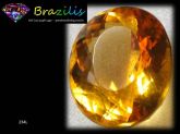 Citrino Pedra Preciosa Lapidação Oval Citrine Cut Cód.234L