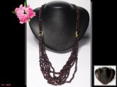 Colar Longo Fashion Granadas Bijóias Bijoux Fina Acessórios Cód.138C