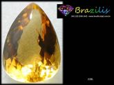 Citrino Pedra Preciosa Lapidação Lágrima Cód.228L Citrine