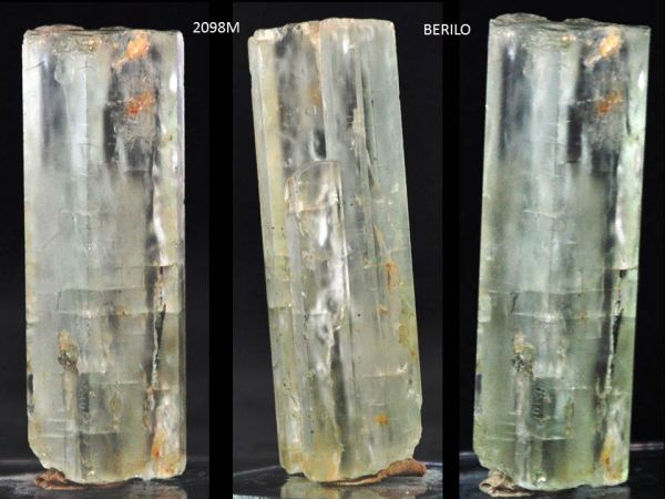 Berilo Cristal Extra Mineral Pedra Coleção Beryl Gemstones Cód.2098M