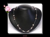 Colar Médio Coral Natural Vermelho Bijoux Fina Bio Jóia Cód.433C