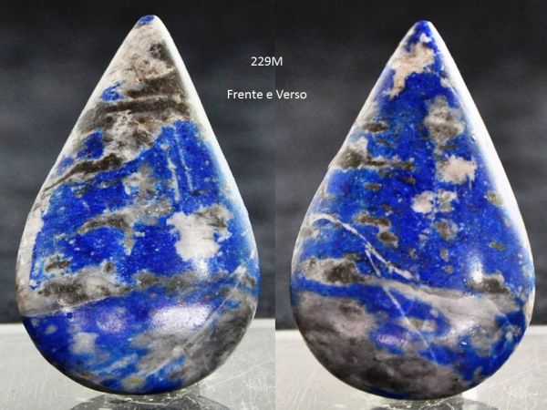 LÁPIS LAZULI FACETADO E POLIDO PEDRA MINERAL COLLECTION LAPIS LAZULI FACETED POLISHED CHILE Cód.229M