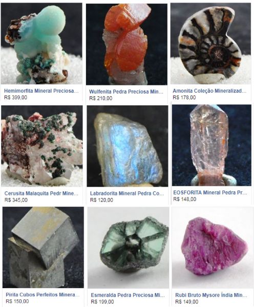 MINERAIS DE COLEÇÃO