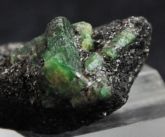 ESMERALDA CRISTAIS NA ROCHA MATRIZ EMERALD CRYSTALS BRAZIL.  Cód.167M