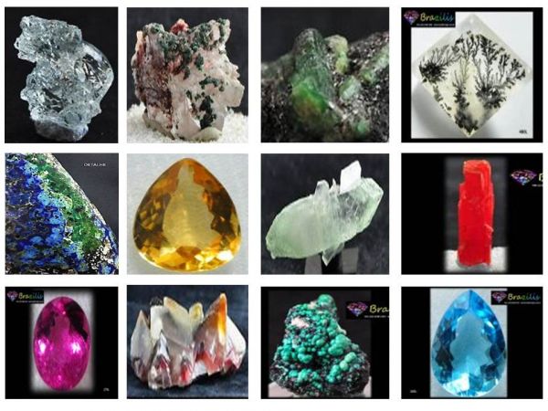Minerais & Pedras Lapidadas