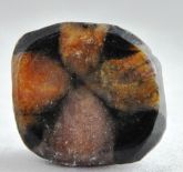 Quiastolita Pedra Cruz Mineral Coleção Quiastolite Gemstone Cod.082M