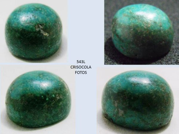 CRISOCOLA LAPIDAÇÃO LIVRE CABUCHÃO COLLECTION CHRYSOCOLLA LAPPING FREE CABOCHON Cód.543L