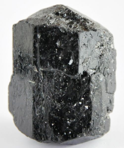CRISTAL DE TURMALINA PRETA PEDRA MINERAL COLLECTION BLACK TOURMALINE POINT BRAZIL Cód.2024M