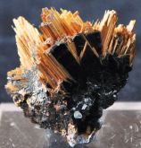 RUTILO NA ILMENITA PEDRA MINERAL COLLECTION RUTILE IN ILMENITE BAHIA BRAZIL Cód.337M