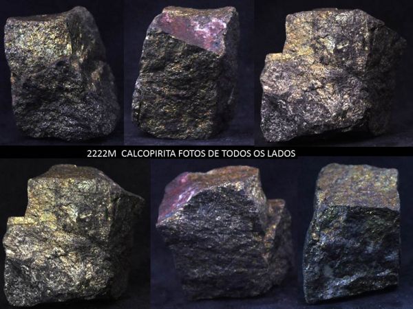 CALCOPIRITA PEDRA MINERAL COLLECTION CALCOPIRITE PERU Cód.2222M