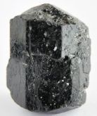CRISTAL DE TURMALINA PRETA PEDRA MINERAL COLLECTION BLACK TOURMALINE POINT BRAZIL Cód.2024M