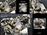 INCLUSÃO QUARTZO AGRUPAMENTO TURMALINAS PRETAS INCLUSION QUARTZ IN BLACK TOURMALINES Cód.2292M