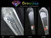 QUARTZO SINTÉTICO X-TAL ELETRIC COLLECTION SYNTHETIC QUARTZ BRAZIL. Cód.140M
