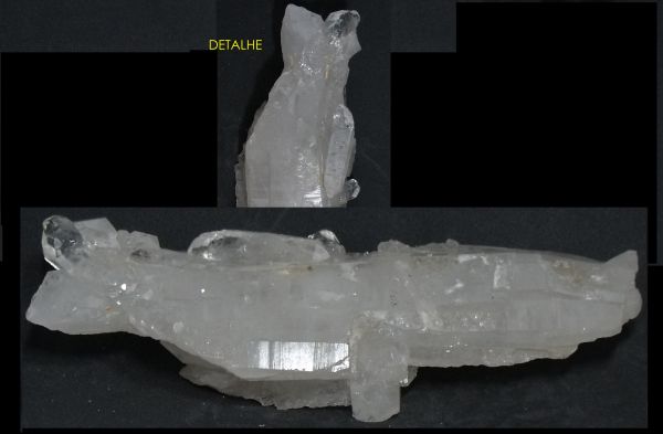 Ponta de Quartzo com Cristais Sobrepostos Quartz Tip with Overlapping Crystals Brazil Cód.5038M
