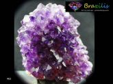 Ametista Pinha Cristalizada Mineral Coleção Amethyst Crystallized Pinecone Cód.462M