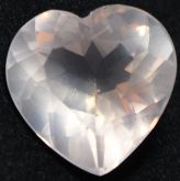 Quartzo Rosa PEDRA LAPIDADA Coração Rose Quartz Heart BRAZIL. Cód.139L