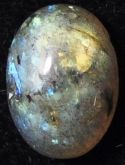 Labradorita Pedra Preciosa Lapidada Labradorite Cut Gemstone Cód.453L