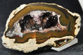 GEODO ÁGATA COM CRISTALIZAÇÃO DE AMETISTA COLLECTION AGATE GEODE W AMETHYST CRYSTALLIZATION Cód.298M